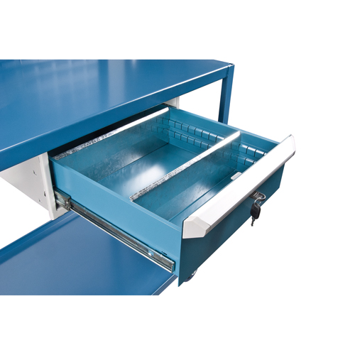 Mobile Service Cart, 2 Tiers, 24" W x 57" H x 40" D, 1200 lbs. Capacity The Estey Group