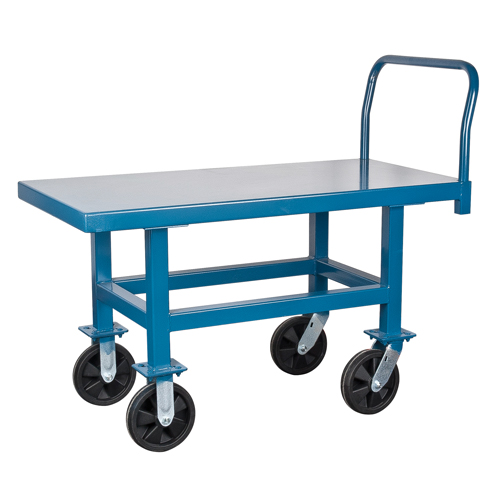 Elevated Platform Trucks, 60" L x 30" W, 2000 lbs. Capacity, Nylon Casters The Estey Group