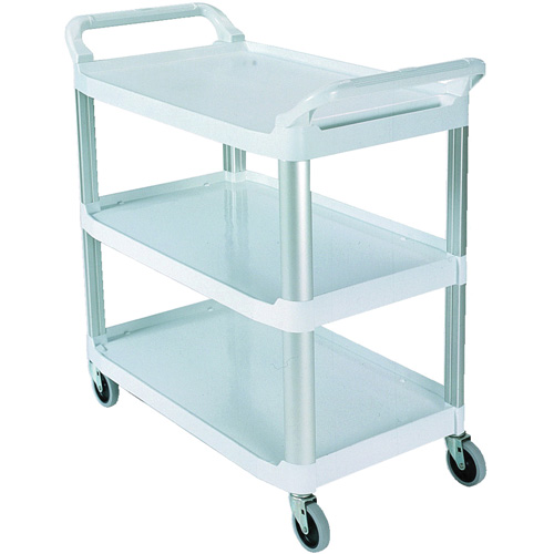 Open-Sided Shelf Cart, 3 Tiers, 40" x 37" x 20", 300 lbs. Capacity The Estey Group