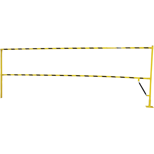 Barri&egrave;re &agrave; bascule de s&eacute;curit&eacute;, 10' lo x 42-5/8" ha, 159" &eacute;lev&eacute;e, Jaune The Estey Group