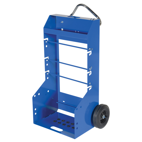 Chariot portatif pour mat&eacute;riaux bobin&eacute;s, Acier, 4 Montants, 29" la x 47-5/16" h x 21-7/8" p, Capacit&eacute; de 300 lb The Estey Group