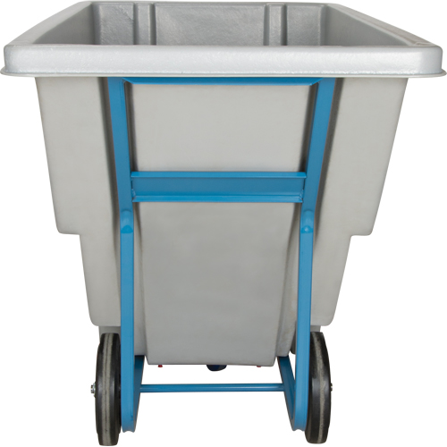 Chariot basculeur en acier, Poly&eacute;thyl&egrave;ne, 0,625 vg³, Capacit&eacute; de charge de 850 lb The Estey Group