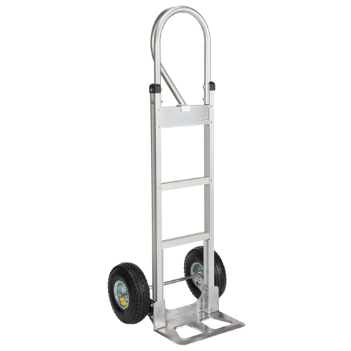 Knocked Down Hand Truck, P-Handle Handle, Aluminum, 52-1/8" Height, 500 lbs. Capacity The Estey Group
