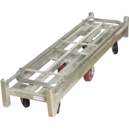 U-Boat Platform Truck, 59-1/2" L x 16" W, 1750 lbs. Capacity, Polyurethane Casters The Estey Group