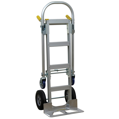 SPTN-JR-T18-SR Spartan Jr. Convertible Hand Truck, Aluminum, 1000 lbs. Capacity The Estey Group