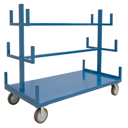 Support mobile pour tuyaux & barres, Acier, 48" la x 36" p x 60" h, Capacit&eacute; de 3000 lb The Estey Group