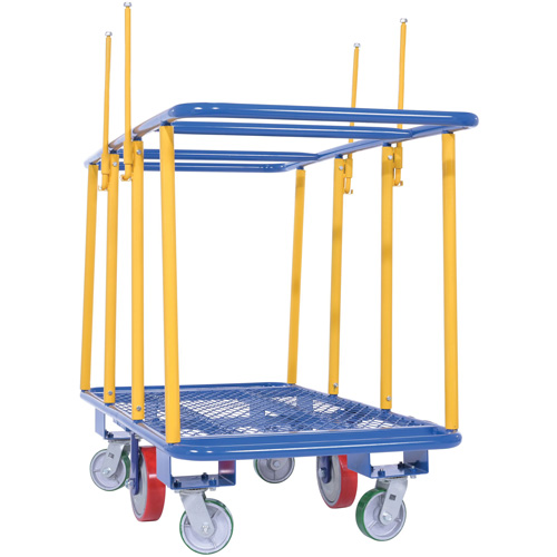 Horizontal Panel Cart, 63-7/16" x 28-1/2" x 40-15/16", 2000 lbs. Capacity The Estey Group