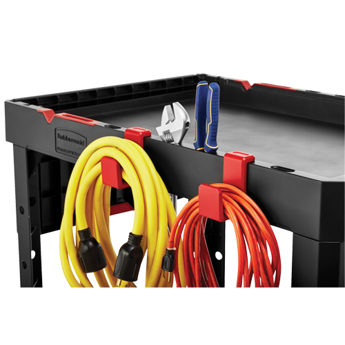 Heavy-Duty Adaptable Utility Cart, 2 Tiers, 25-1/5" x 36" x 51-1/2", 500 lbs. Capacity The Estey Group