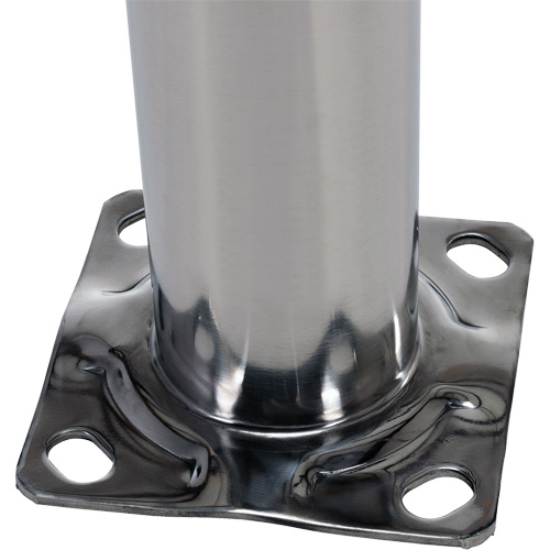 Butoir de s&eacute;curit&eacute;, Acier inoxydable, 36" h x 8" la, Argent The Estey Group