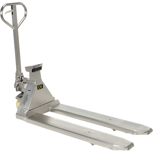Scale Pallet Truck, 45.69" L x 21.875" W, 5000 lbs. Cap. The Estey Group
