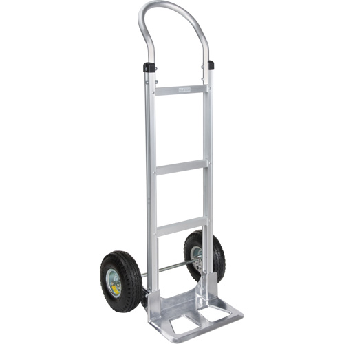 Diable d&eacute;mont&eacute;, Prise Continu, Aluminium, Hauteur de 49-5/8", Capacit&eacute; 500 lb The Estey Group