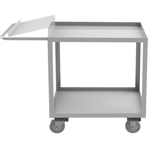 Industrial Grade Order Picking Cart, 39" H x 18-1/8" W x 45" D, 2 Shelves, 1200 lbs. Capacity The Estey Group
