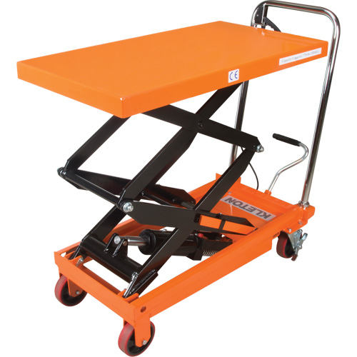 Hydraulic Scissor Lift Table, 35-3/4" L x 19-3/4" W, Steel, 770 lbs. Capacity The Estey Group