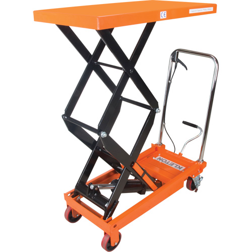 Hydraulic Scissor Lift Table, 35-3/4" L x 19-3/4" W, Steel, 770 lbs. Capacity The Estey Group