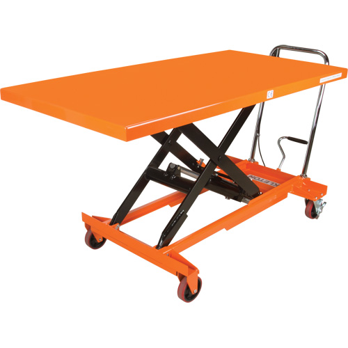 Table &eacute;l&eacute;vatrice &agrave; ciseaux hydraulique, 63" lo x 31-1/2" la, Acier, Capacit&eacute; 1100 lb The Estey Group