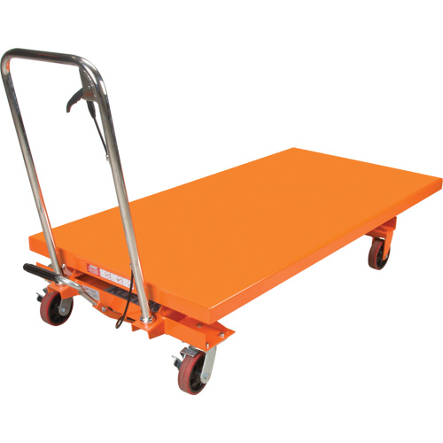 Table &eacute;l&eacute;vatrice &agrave; ciseaux hydraulique, 63" lo x 31-1/2" la, Acier, Capacit&eacute; 1100 lb The Estey Group