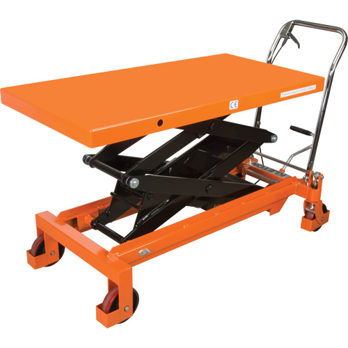 Hydraulic Scissor Lift Table, 48" L x 24" W, Steel, 1540 lbs. Capacity The Estey Group