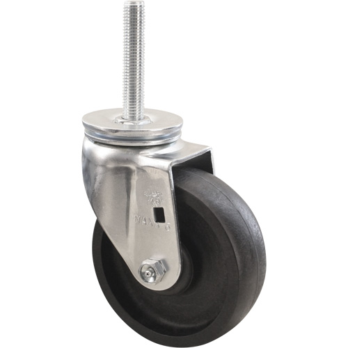Emaxx RollX Wow Caster, Swivel with Brake, 6" (152.4 mm) Dia., 1200 lbs. (544.3 kg.) Capacity The Estey Group
