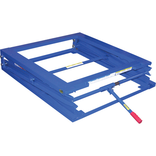 Support de palette ajustable, 42-1/2" lo x 40" la, Capacit&eacute; 5000 lb The Estey Group
