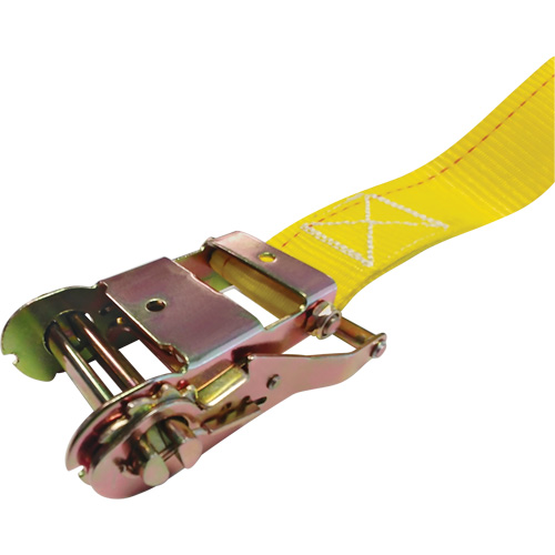 Ratchet Strap, E-Track System, 2" W x 12' L, 1333 lbs. (605 kg) Working Load Limit The Estey Group