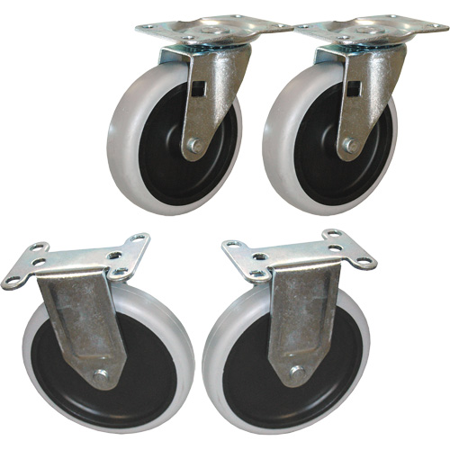 Flat Shelf Cart Caster Kit The Estey Group