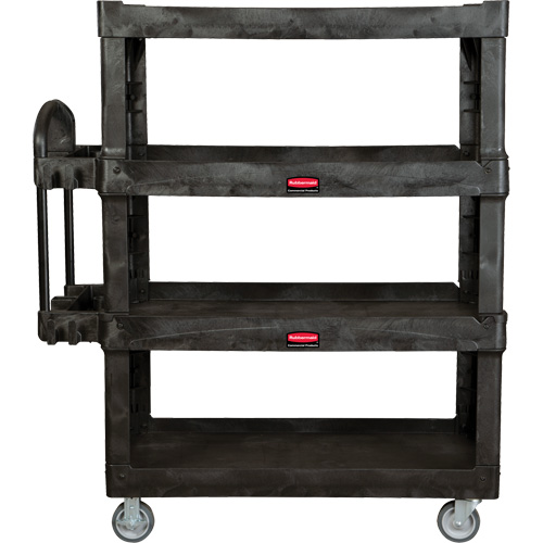 Heavy-Duty Ergo Utility Cart, 4 Tiers, 24-1/4" x 62-2/5" x 54-1/10", 700 lbs. Capacity The Estey Group