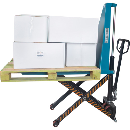 Manual Scissor Skid Lift, 45-1/4" L x 20-1/4" W, Steel, 3300 lbs. Capacity The Estey Group