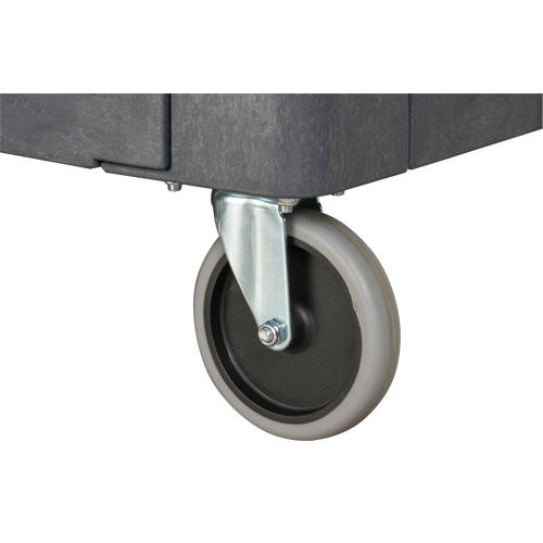 Flat-Shelf Utility Service Cart, 2 Tiers, 25-1/4" x 32-1/4" x 44", 550 lbs. Capacity The Estey Group