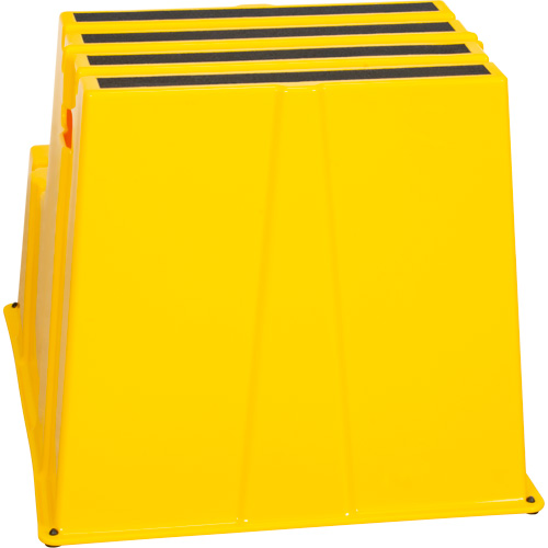 Escabeau industriel, 2 marches, 26" x 22-7/16" x Hauteur 19-11/16" The Estey Group