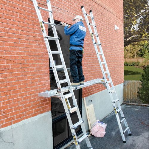 Telescoping Work Plank, 156" W x 12" D, 250 lbs. Capacity, Knocked Down The Estey Group