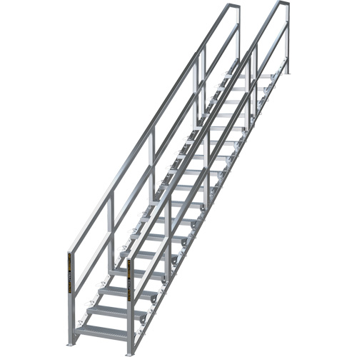 Syst&egrave;me d'escalier modulaire pour la construction de 17-21 marches SmartStairs, 157-1/2" ha The Estey Group