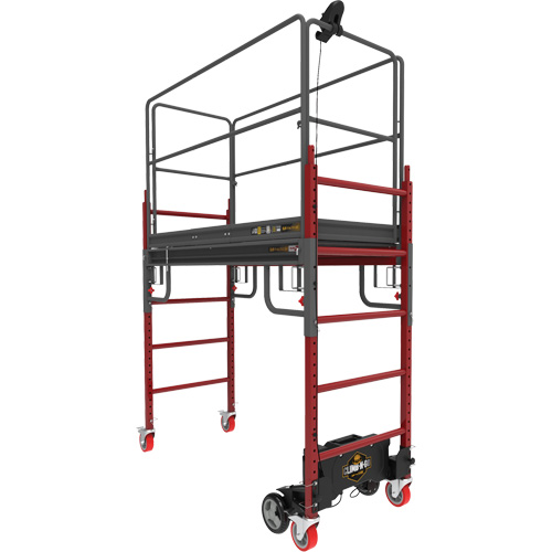 Complete Motorized Buildman 6' Baker Scaffold Kit, 31" D x 118-3/4" H The Estey Group