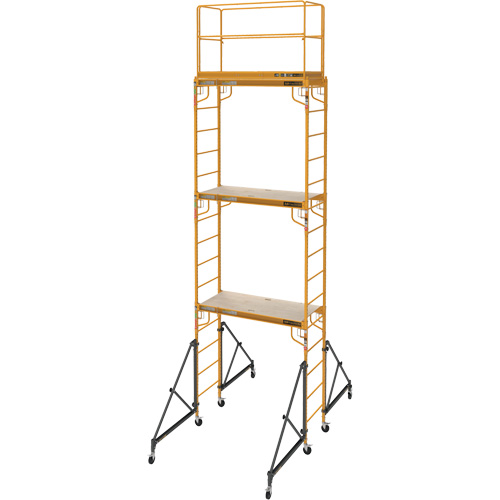 Complete 18' Drywall  Baker Scaffold Tower Set, 122" D x 236" H The Estey Group