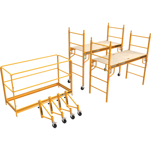 Trousse compl&egrave;te de tour d'&eacute;chafaudage pour cloison s&egrave;che de 12', 58-1/2" p x 183" h The Estey Group