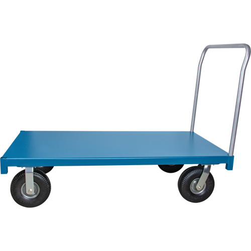 Outdoor Platform Truck, 96" L x 48" W, 1200 lbs. Capacity, Flat Free Casters The Estey Group
