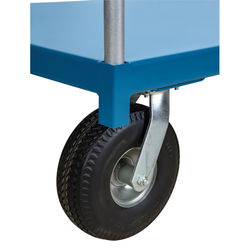 Outdoor Platform Truck, 96" L x 48" W, 1200 lbs. Capacity, Flat Free Casters The Estey Group