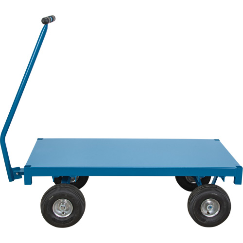 Chariot de ramassage &agrave; plateforme pour l'ext&eacute;rieur, 30" la x 60" la x Capacit&eacute; 1000 lb The Estey Group