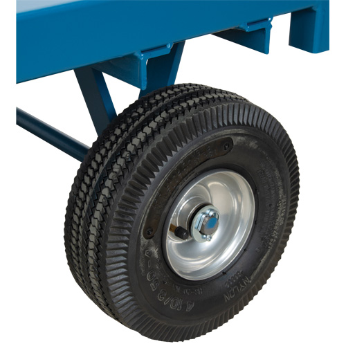 Chariot de ramassage &agrave; plateforme pour l'ext&eacute;rieur, 30" la x 60" la x Capacit&eacute; 1000 lb The Estey Group