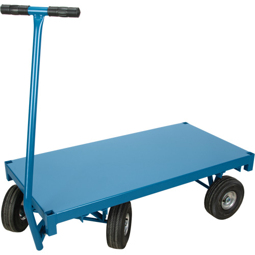 Chariot de ramassage &agrave; plateforme pour l'ext&eacute;rieur, 30" la x 60" la x Capacit&eacute; 1000 lb The Estey Group