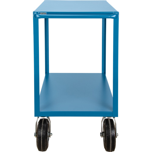 Outdoor Shelf Cart, 2 Tiers, 18" W x 39" H x 33" D, 1200 lbs. Capacity The Estey Group