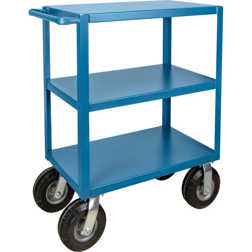 Outdoor Shelf Cart, 3 Tiers, 18" W x 39" H x 33" D, 1200 lbs. Capacity The Estey Group