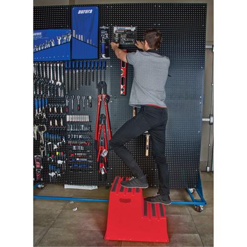 Industrial Step Stool, 2 Steps, 26" x 22-7/16" x 19-11/16" High The Estey Group
