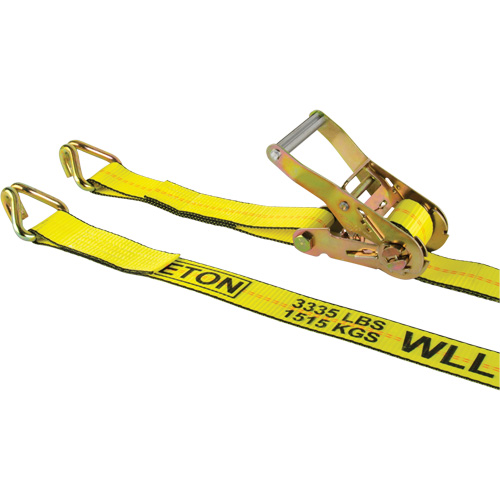 Winch Strap, J-Hook, 30' W x 2" L, 3335 lbs. (1512 kg) Working Load Limit The Estey Group