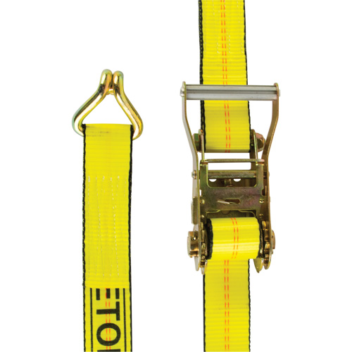 Winch Strap, J-Hook, 30' W x 2" L, 3335 lbs. (1512 kg) Working Load Limit The Estey Group