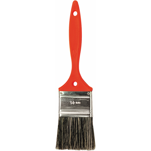 Go Paint Brush, Natural Bristles, Plastic Handle, 1" Width The Estey Group