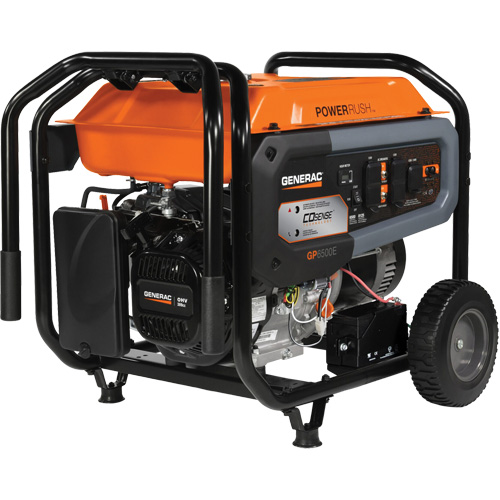 Portable Generator with COsense&reg; Technology, 8125 W Surge, 6500 W Rated, 120 V/240 V, 7.9 gal. Tank The Estey Group