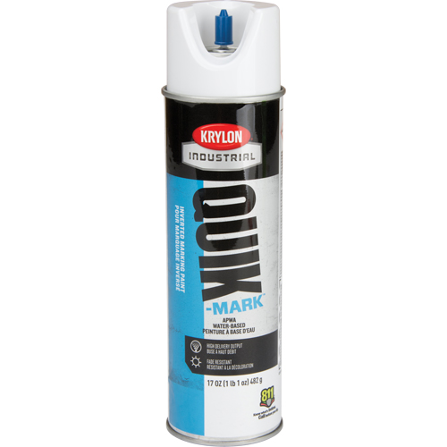 Industrial Quik-Mark Water-Based Inverted Marking Paint, 17 oz., Aerosol Can The Estey Group