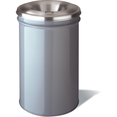 Cease-Fire&reg; Waste Cans, Metal, 4.5 US Gal. The Estey Group