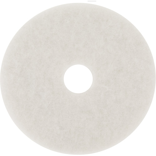 Floor Pad, 18", Polish, White The Estey Group