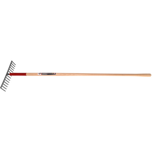 R&acirc;teau &agrave; niveler, Manche Bois, 14-3/4" la, Lame Acier durci, 16 dents The Estey Group